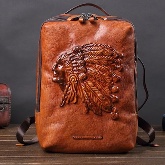 Vintage Backpacks Women\'s Leather Backpacks Travel main image 4